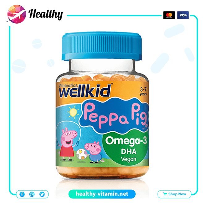 Wellkid Peppa Pig Omega-3 30 Soft Jellies Vitabiotics