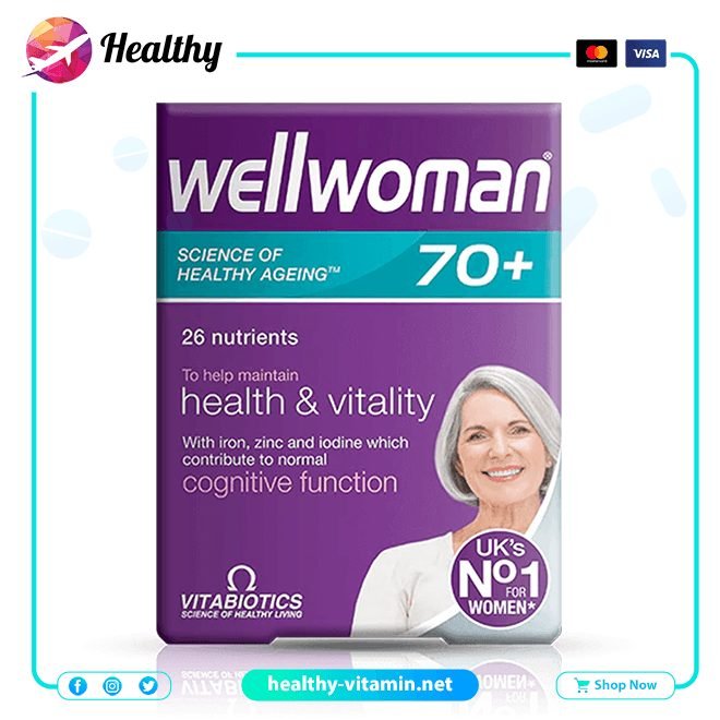 Wellwoman 70+ 30 Tablets Vitabiotics