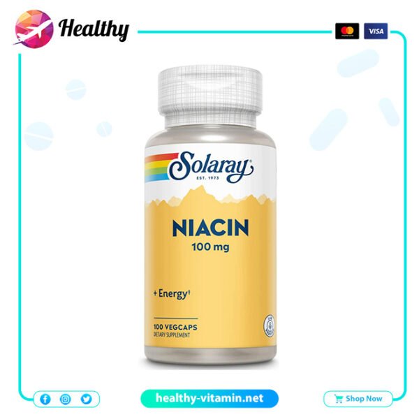 Niacin 100 mg Solaray 100 Vegcaps2