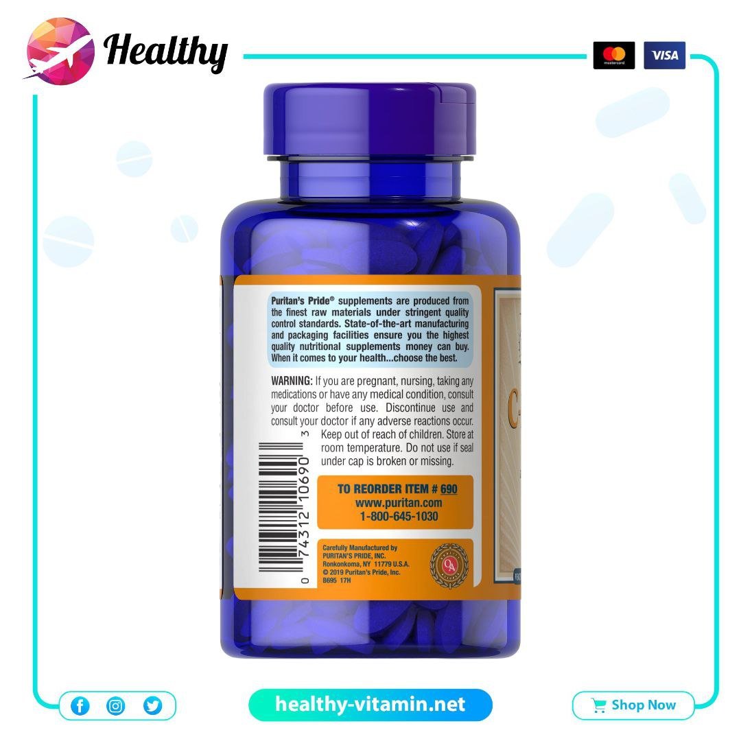 Vitamin C-1000 mg Puritan's Pride 100 Caplets - Healthy Vitamin C-1000 mg Puritan's Pride 100 Caplets - Healthy