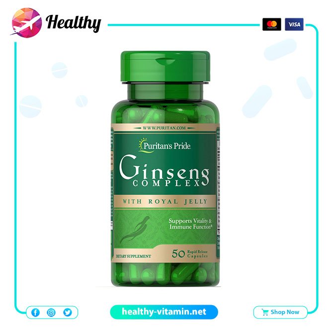 Ginseng Complex with Royal Jelly 50 Capsules