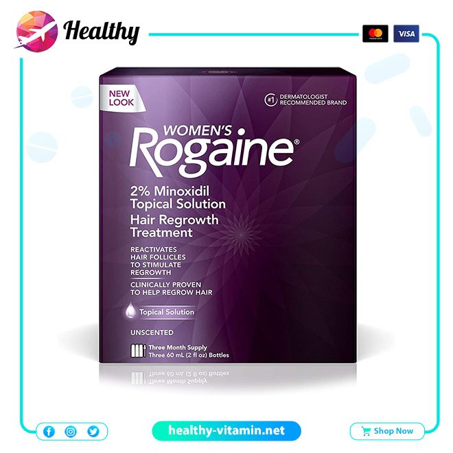 Women's ROGAINE 2% Minoxidil Solution 3 Month Supply7