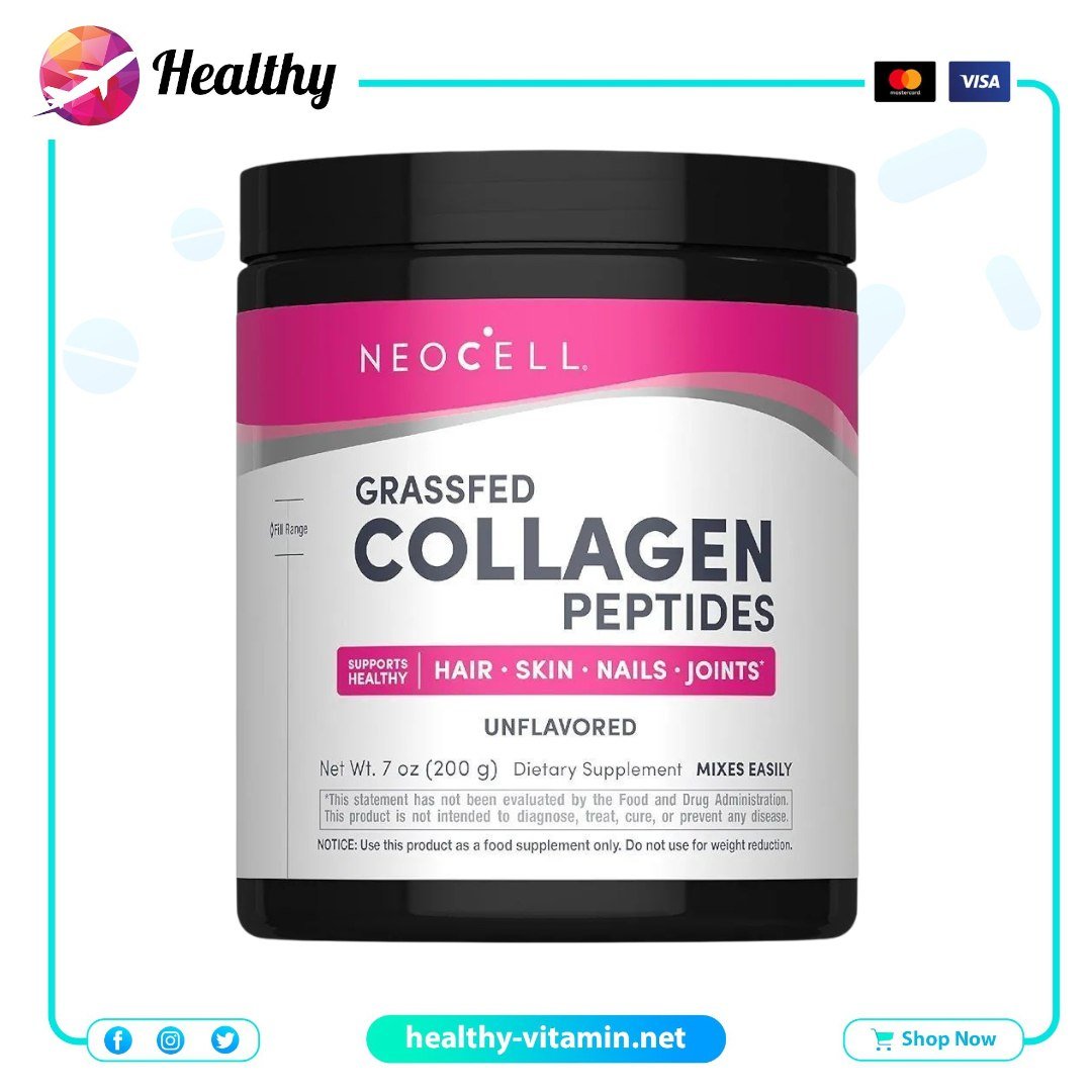 Grassfed Collagen Peptides NeoCell Unflavored Powder 7 oz 200 g 1