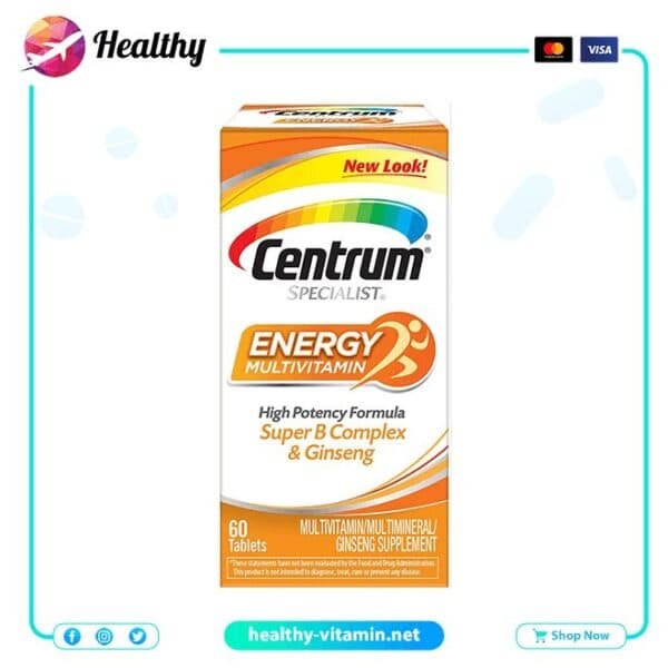 Types of nutritional supplement Centrum Multivitamin for men Healthy