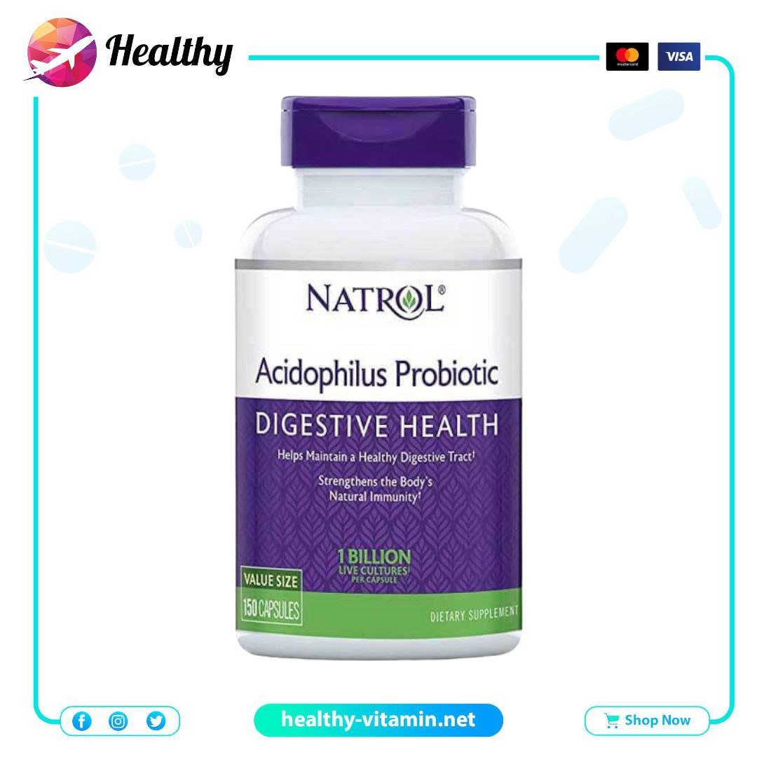 Acidophilus Probiotic 1 Billion Natrol 150 Capsules