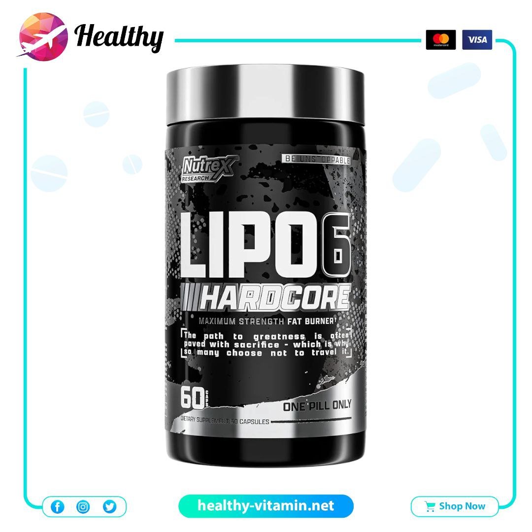 Lipo 6 Hardcore Maximum Strength Nutrex Research 60 Capsules