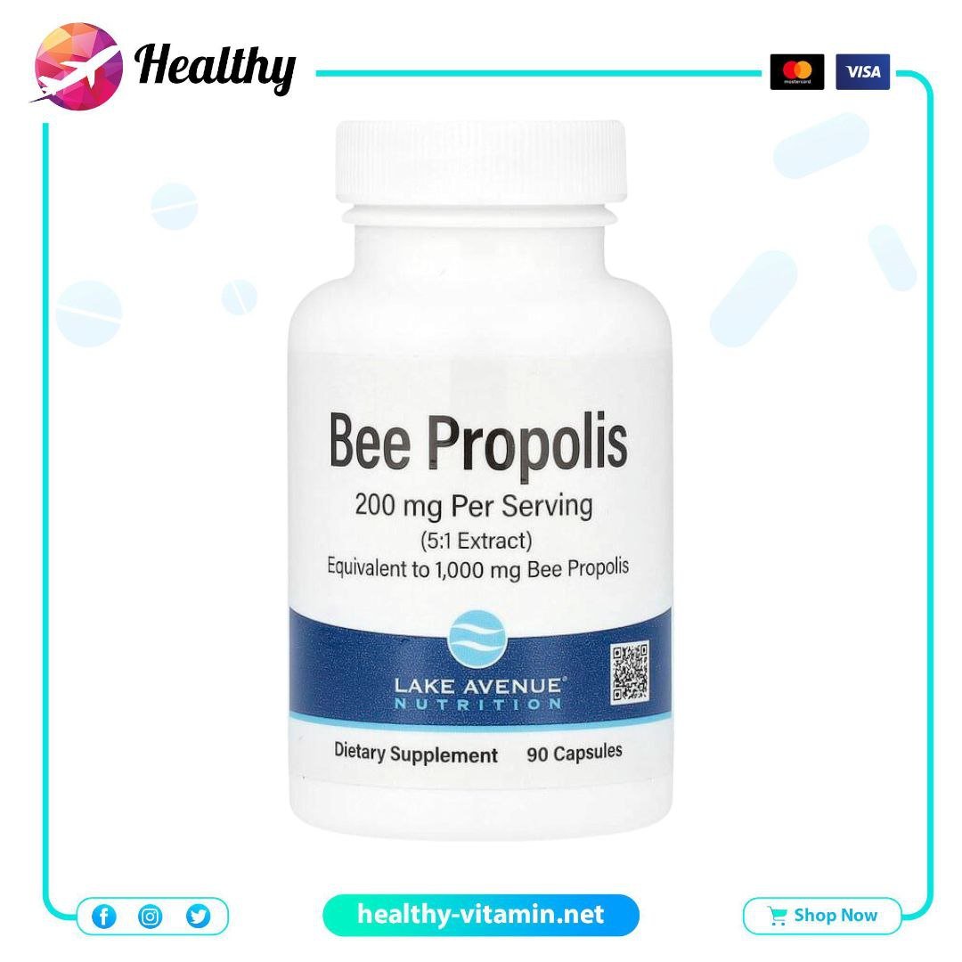 Bee Propolis 200 mg Lake Avenue Nutrition 90 Veggie Capsules