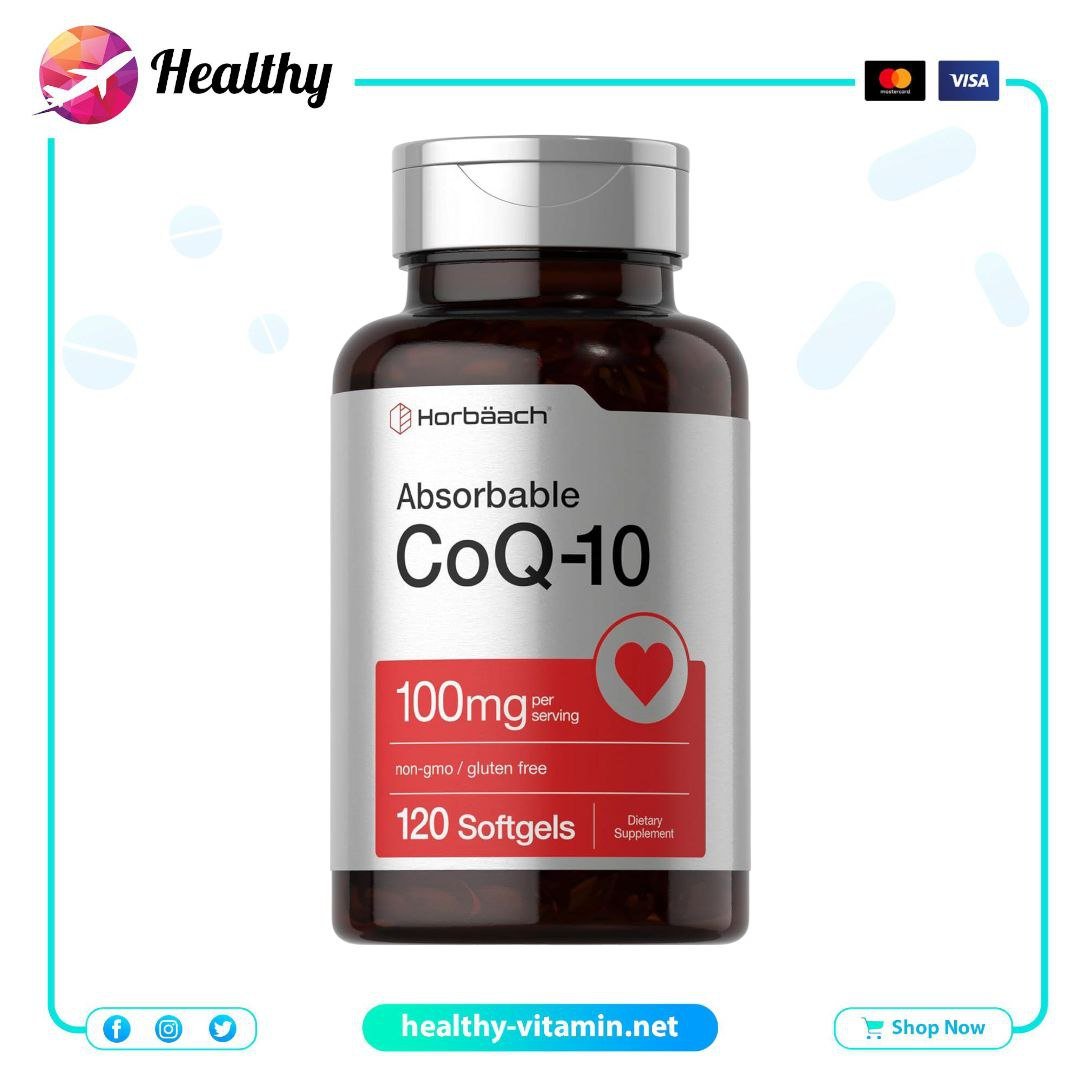 Co Q-10 Co Enzyme Q10 100 mg Horbaach 120 Softgels
