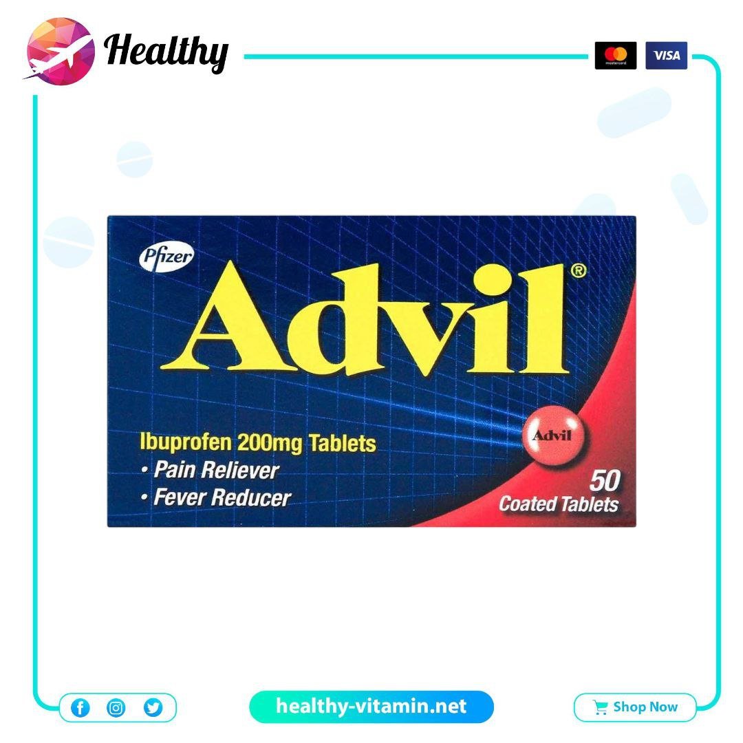 Advil 200 mg 50 Tablets